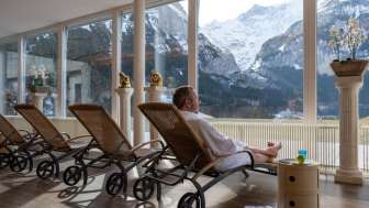 Sala relax con vista